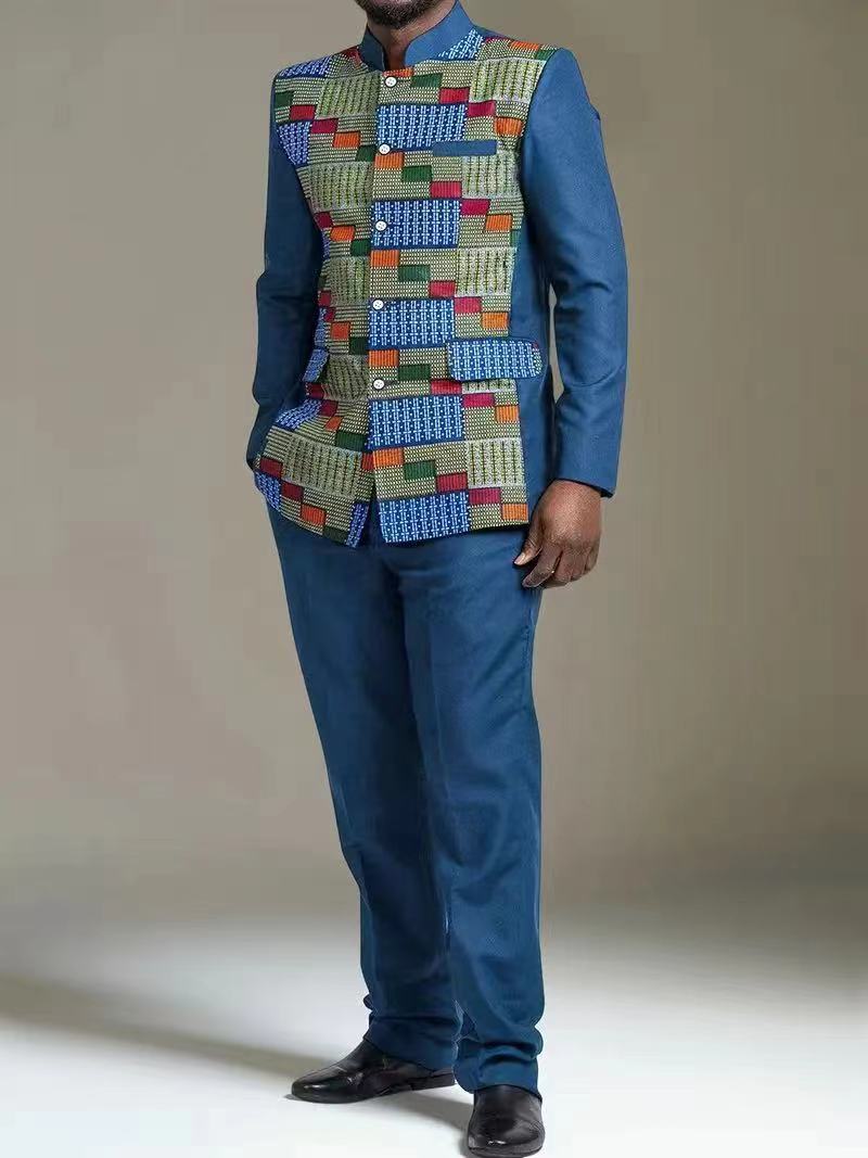 Men'S Formal Wear For A Wedding - Men's African Kaftan Set, Long Sleeve