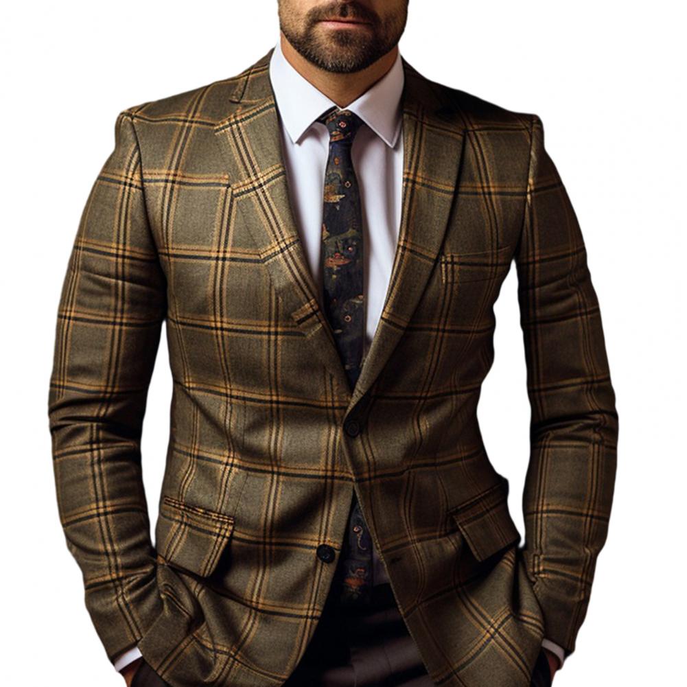 Men Formal Wear Outfits - Men Suit Coat Formal Business Style