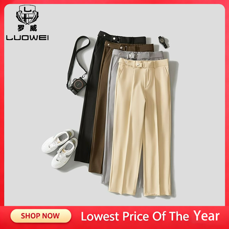 Men Formal Wear Outfits - Men's Lightweight Business Casual Pants New