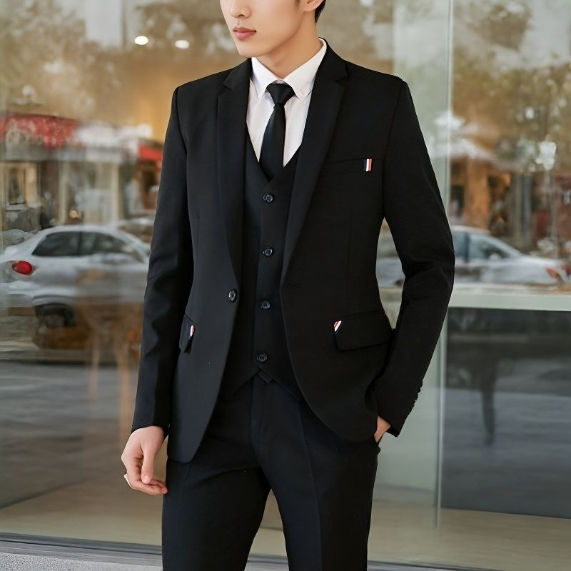Men's 2 Piece Slim Fit Suit Ko - Korean Men Formal Wear 评论和价格