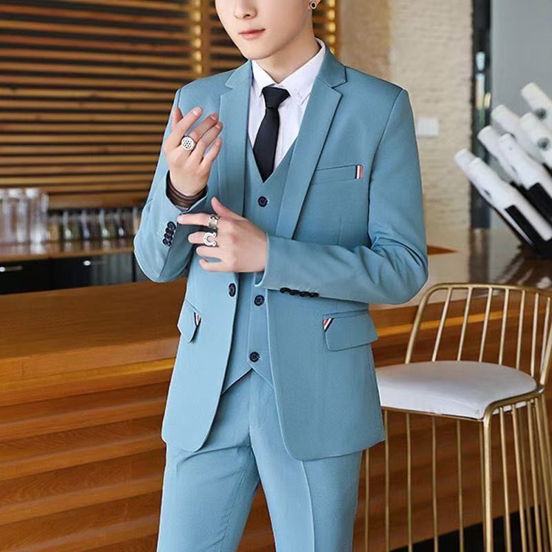 Men's 2 Piece Slim Fit Suit Ko - Korean Men Formal Wear 评论和价格