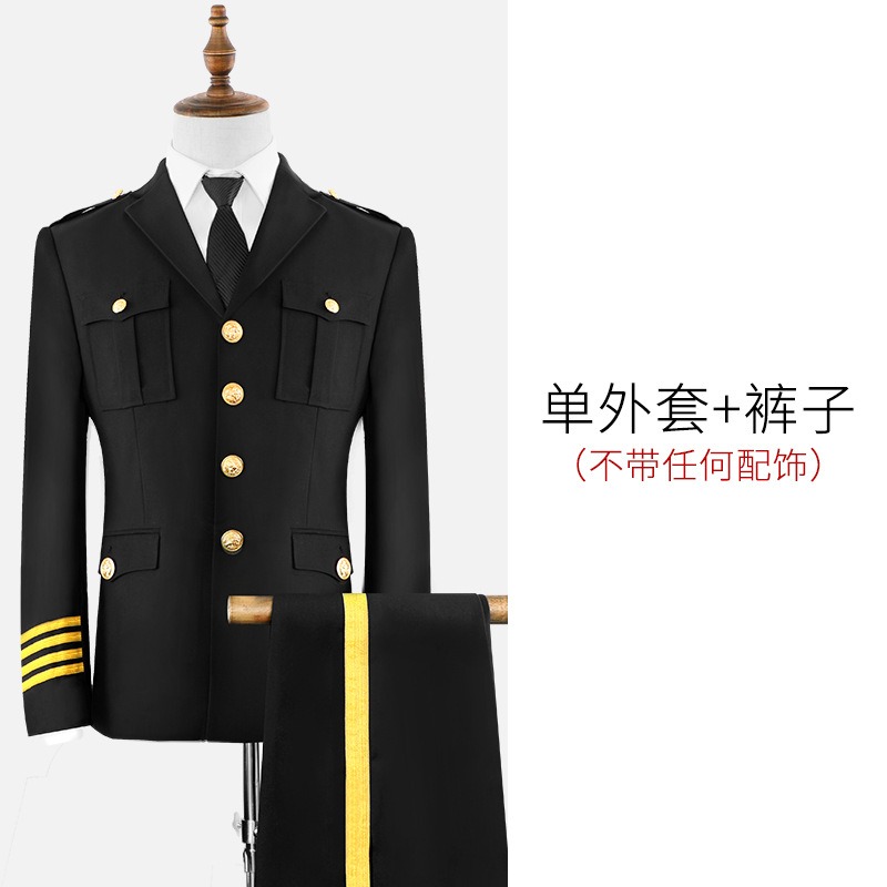 Men Black Uniform Suit High Qu - Men Formal Wear Outfits 评论和价格
