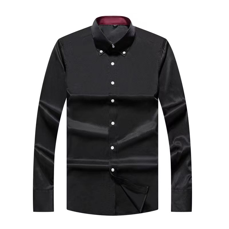 Dress Shirt for Men Button-dow - Korean Men Formal Wear 评论和价格