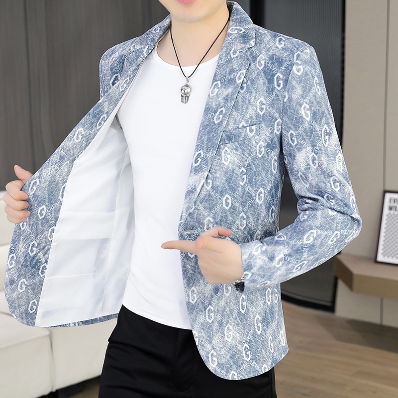 2026 Blazer Autumn/Winter Men' - Korean Men Formal Wear 评论和价格