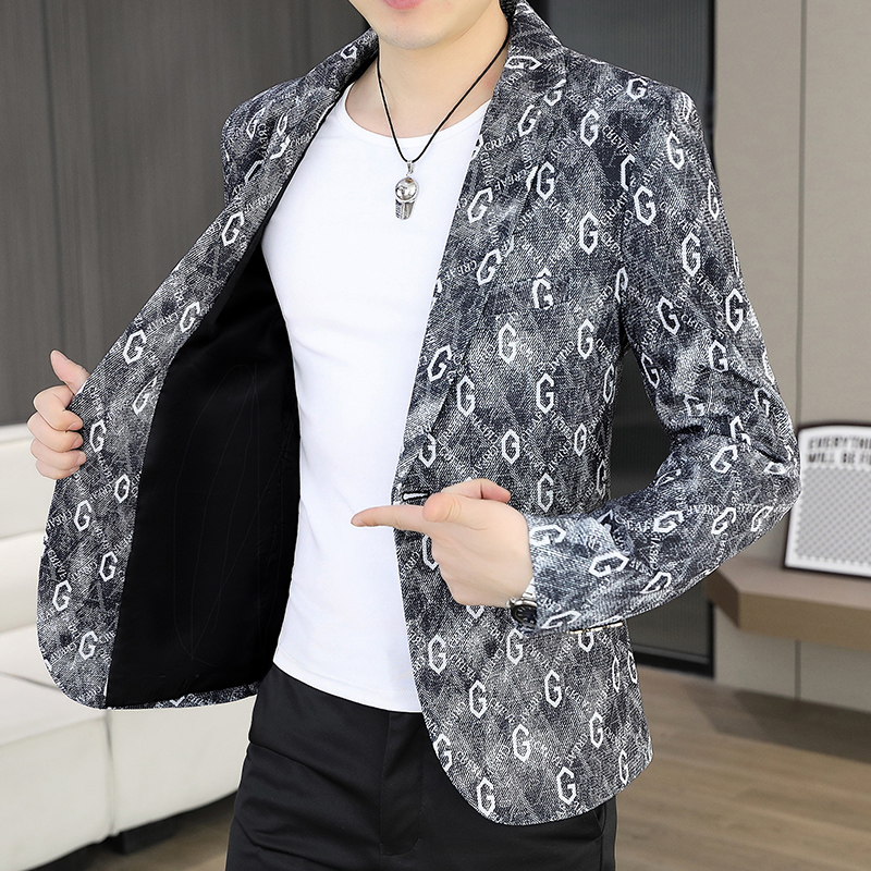2026 Blazer Autumn/Winter Men' - Korean Men Formal Wear 评论和价格