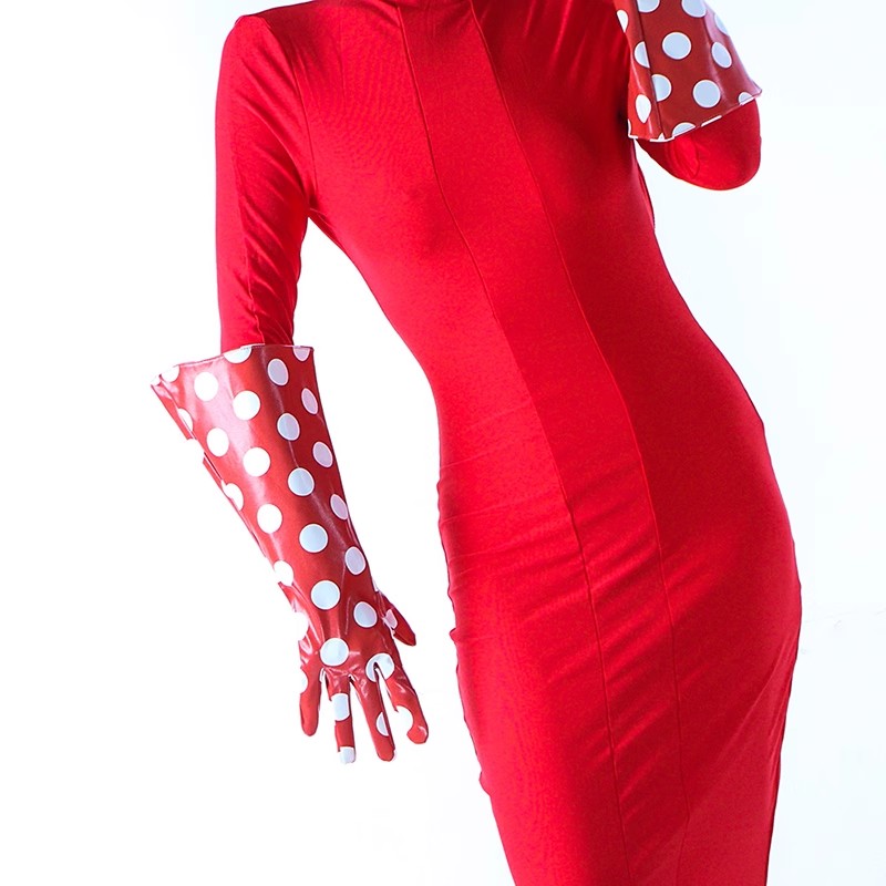Women's Fashion PU Leather Wid - Formal Glove Leather 评论和价格