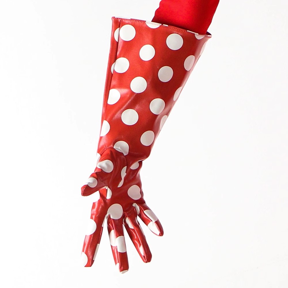 Women's Fashion PU Leather Wid - Formal Glove Leather 评论和价格
