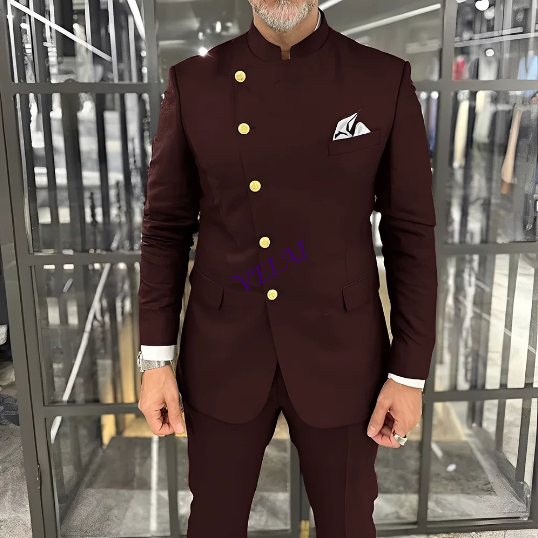 Custom Slim Fit Groomsmen Tern - Men'S Formal Wear For A Wedding 评论和价格