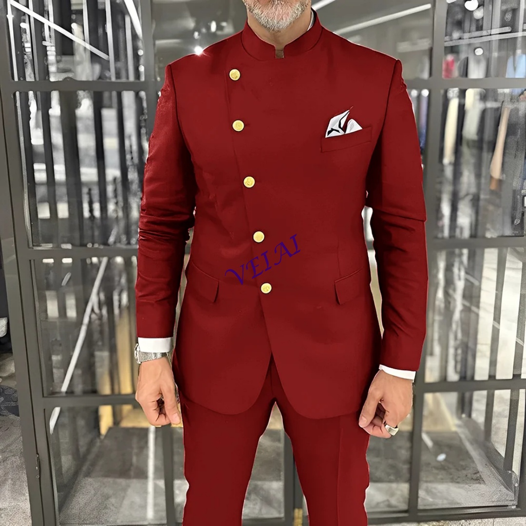 Custom Slim Fit Groomsmen Tern - Men'S Formal Wear For A Wedding 评论和价格