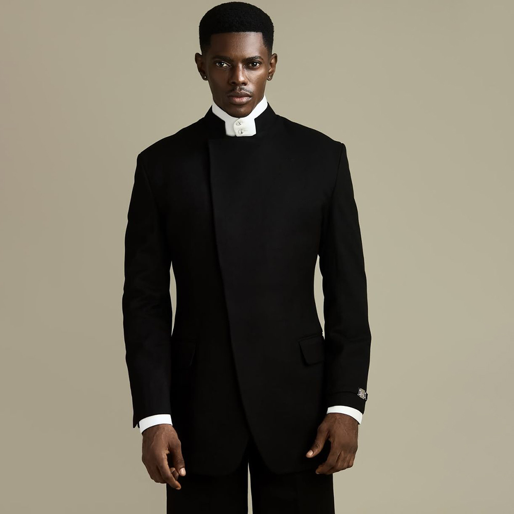 Elegant Black Men's Suits 2 Pi - Men Formal Wear Outfits 评论和价格