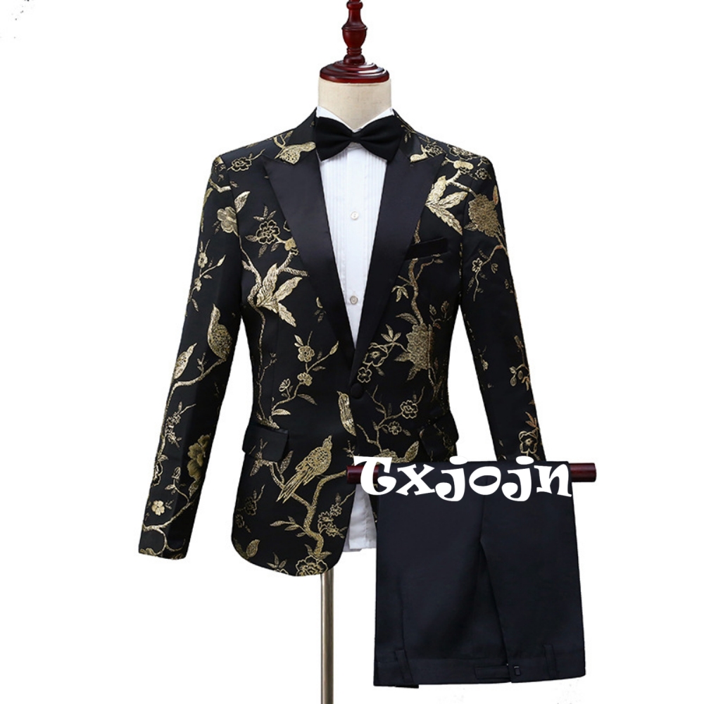 2026 New Exquisite Jacquard Su - Men Formal Wear Outfits 评论和价格