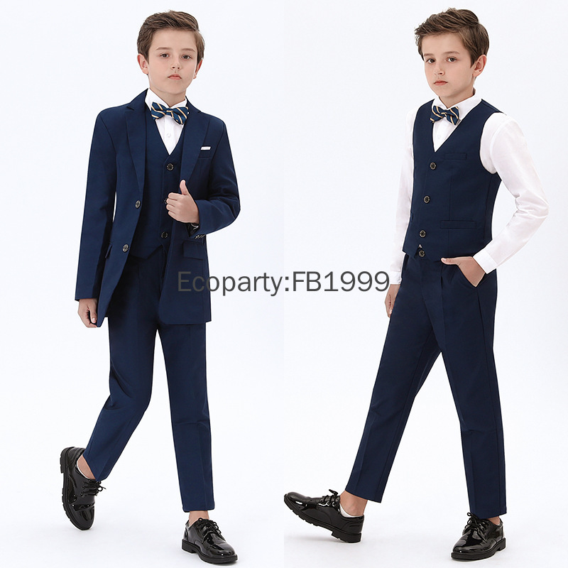 4pcs Suit for Kids Boys Weddin - Formal Wear For Men Kids 评论和价格