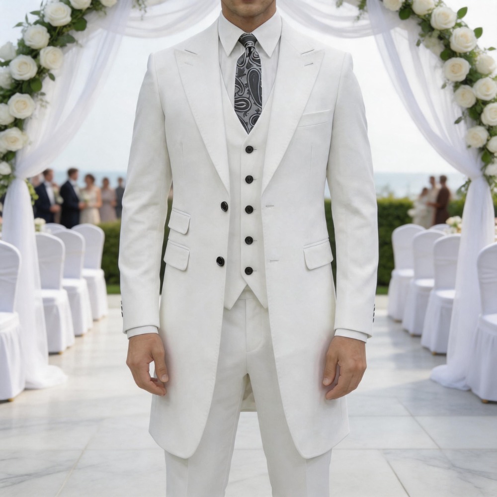 Slim Fit 3 Pieces Formal Men S - Men Formal Wear Outfits 评论和价格