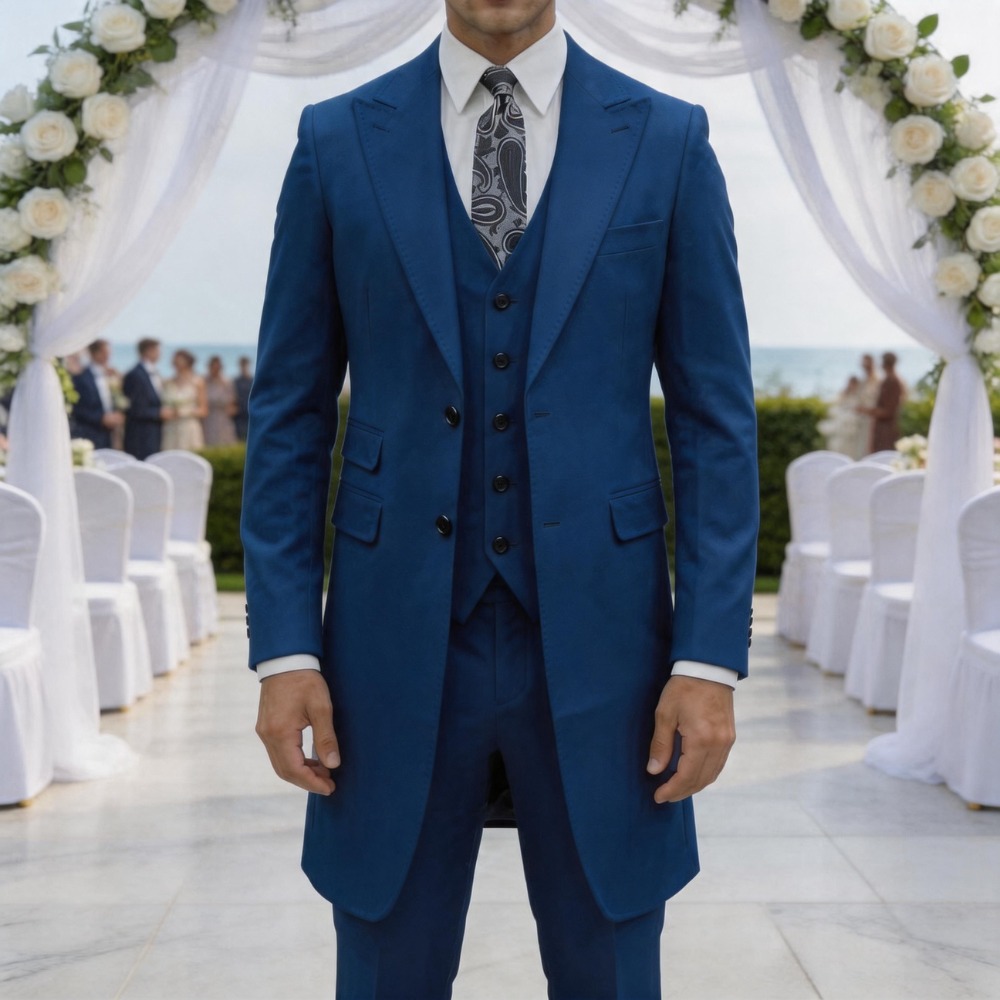 Slim Fit 3 Pieces Formal Men S - Men Formal Wear Outfits 评论和价格