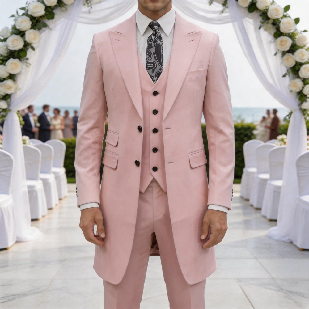 Slim Fit 3 Pieces Formal Men S - Men Formal Wear Outfits 评论和价格