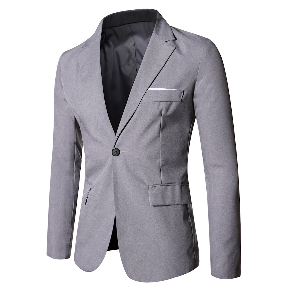 Blazer Men Coat Turn Down Coll - Men Formal Wear Outfits 评论和价格