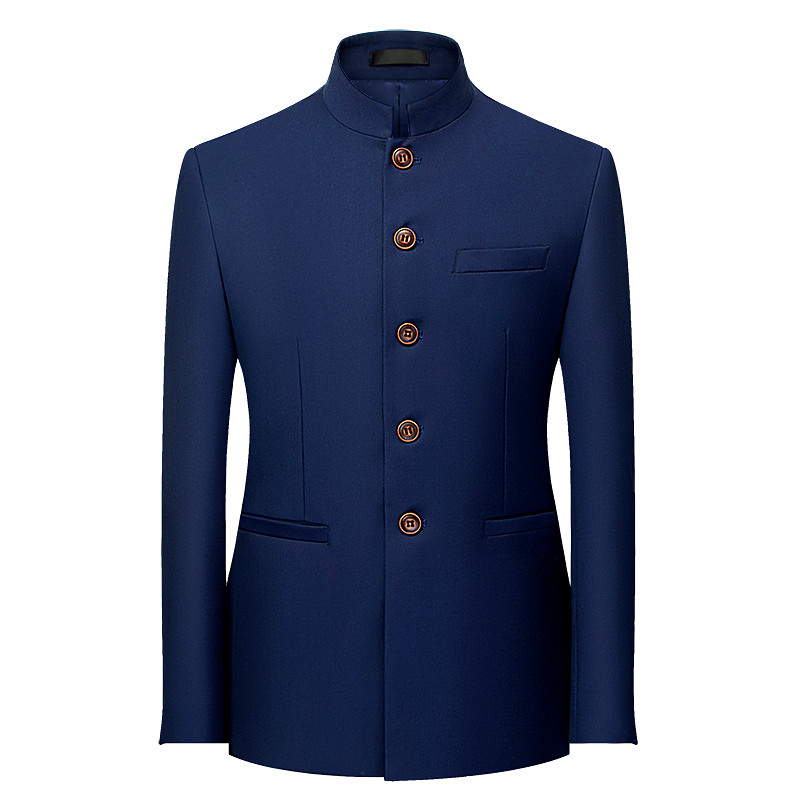 2026 Men's Chinese Style Long  - Korean Men Formal Wear 评论和价格
