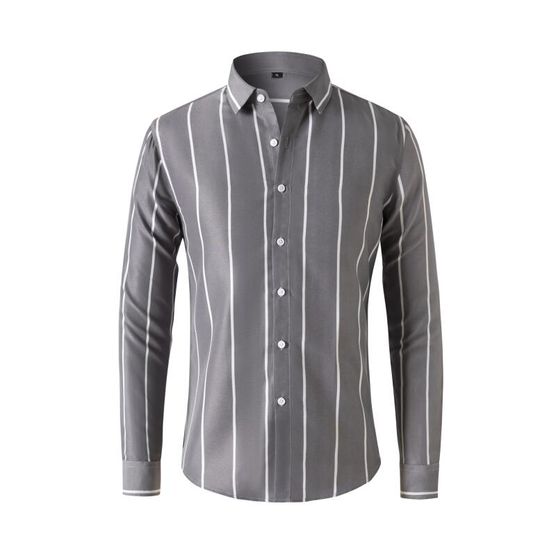 Men's Striped Dress Shirt Long - Mens Formal 评论和价格