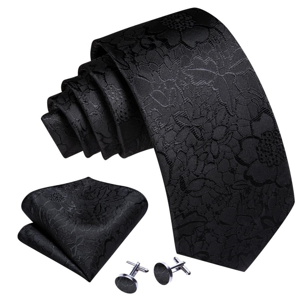 Barry.Wang Black White Gray Si - Cufflinks Silver Set 评论和价格