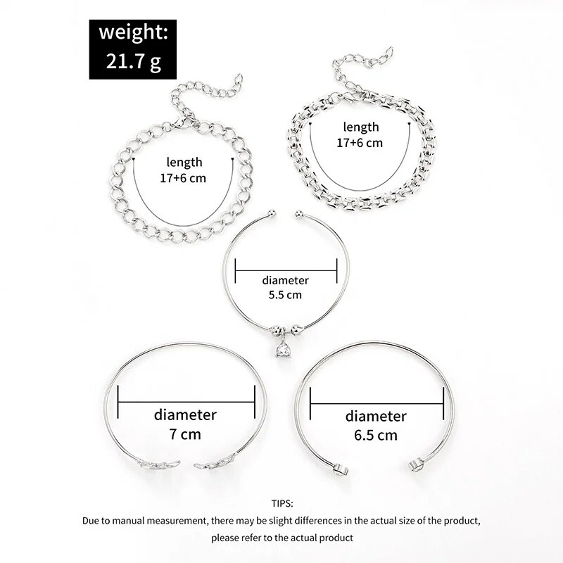 Bohemian Leaves Bracelet Set F - Cufflinks Silver Set 评论和价格