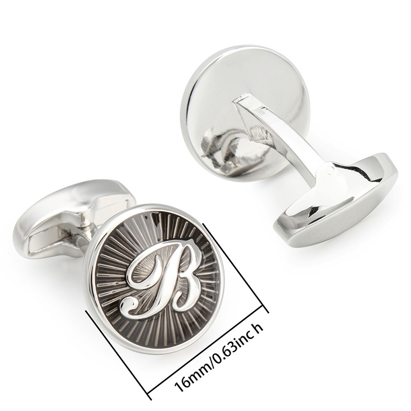 HAWSON (A-Z) Letter Cufflinks  - Dress Shirt French Cuff 评论和价格