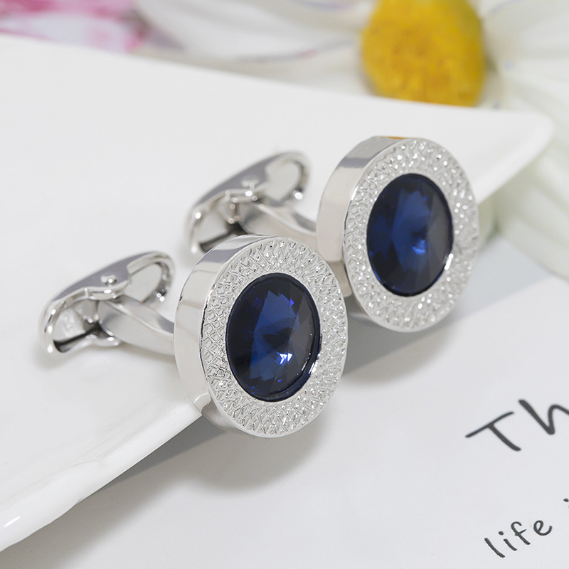 Hot Sale Cufflinks For Men Blu - Dress Shirt French Cuff 评论和价格