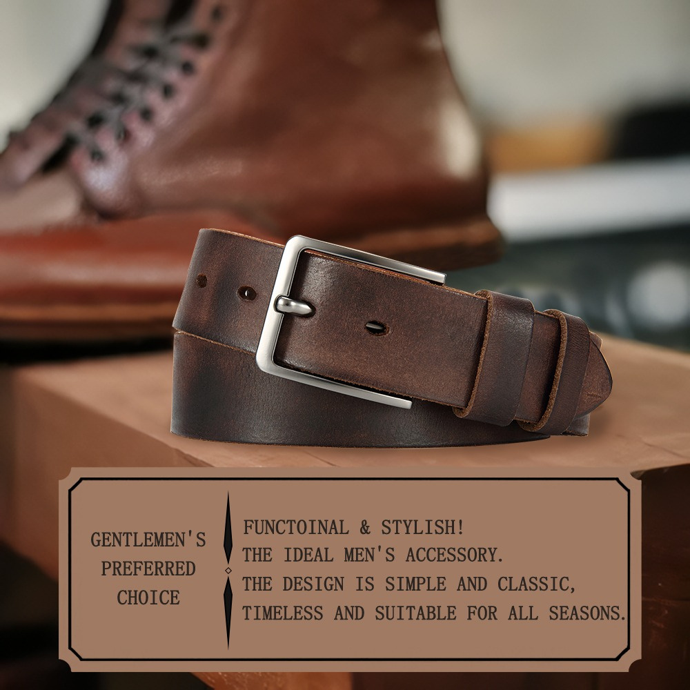 Men's Pin Buckle Durable Genui - Men Formal Wear Outfits 评论和价格