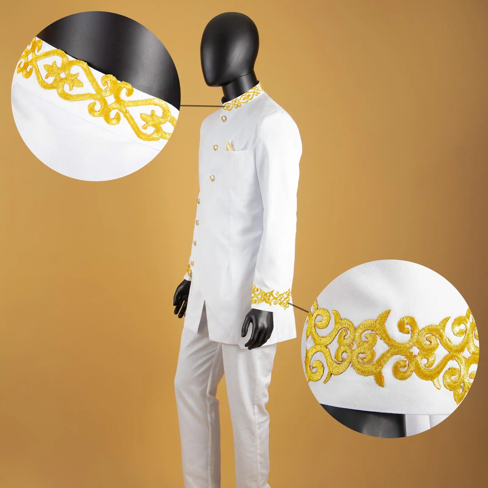 African Suits for Men Slim Fit - Men'S Formal Wear For A Wedding 评论和价格