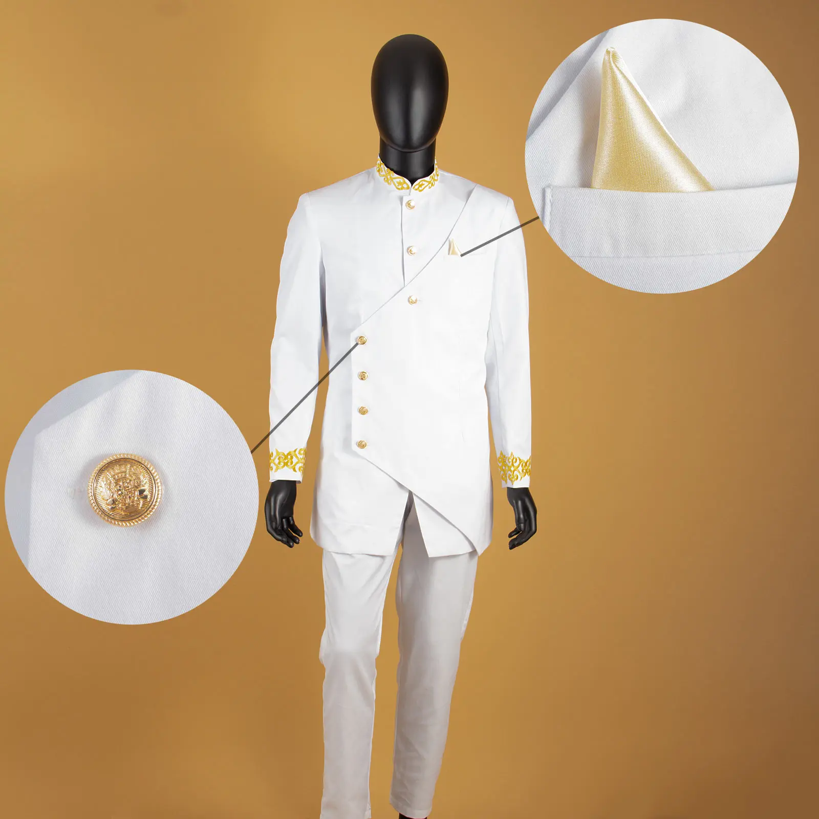 African Suits for Men Slim Fit - Men'S Formal Wear For A Wedding 评论和价格