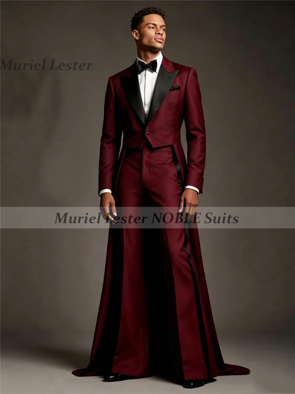 Unique Design Suit Men Long Bl - Men Formal Wear Outfits 评论和价格