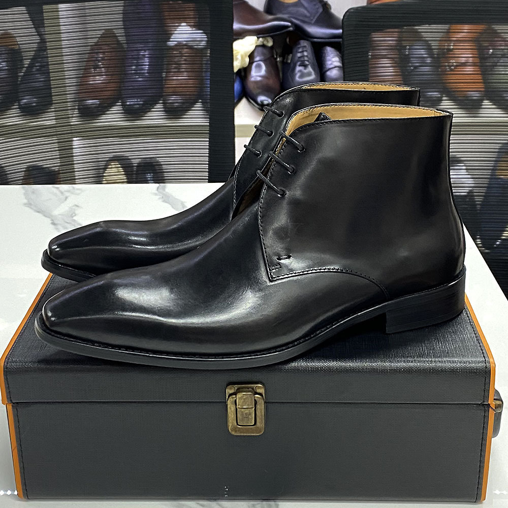New Fashion Handmade Men's Cas - Korean Men Formal Wear 评论和价格