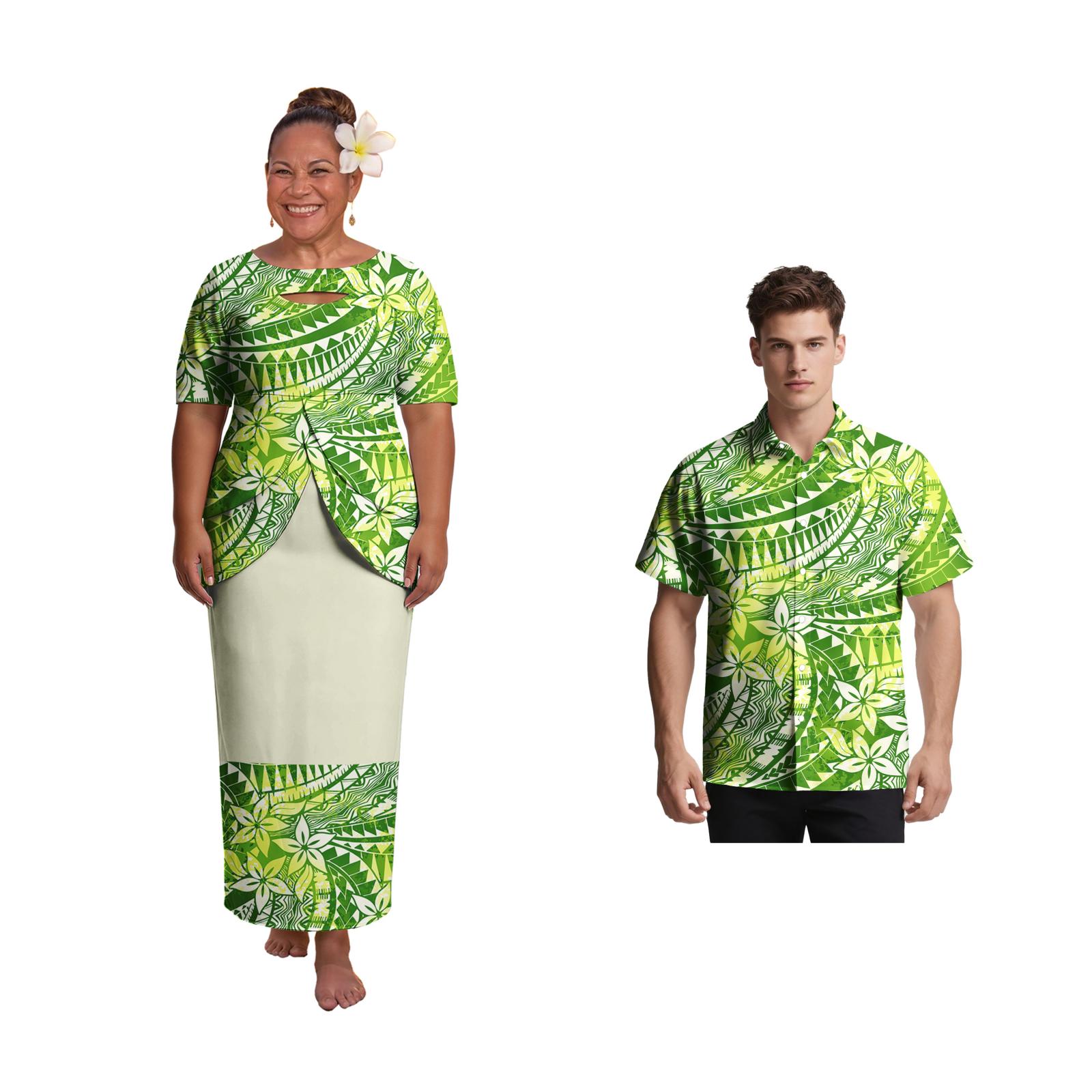 Oversize Couple Wear Hot Selli - Men'S Hawaiian Formal Wear 评论和价格