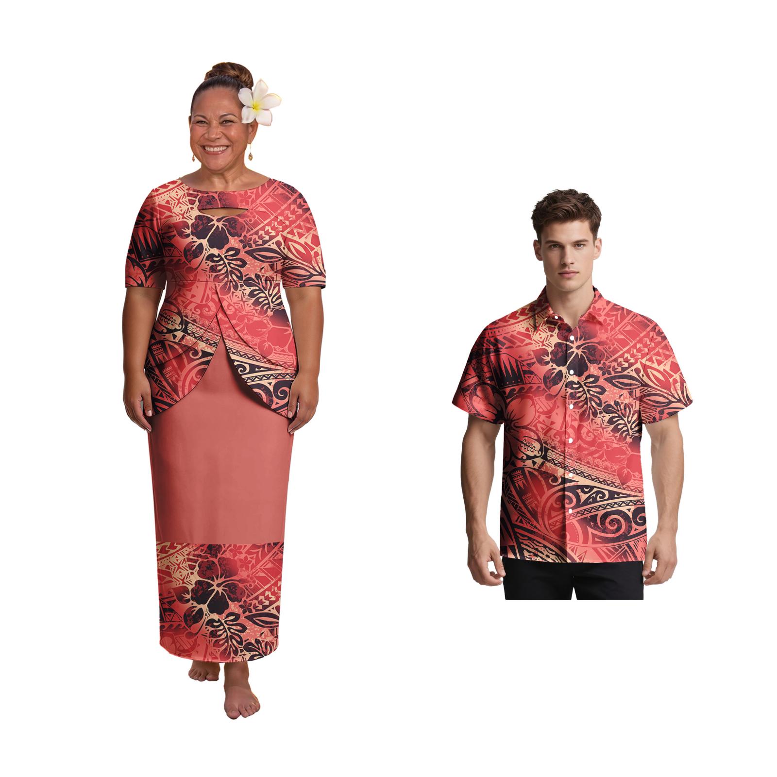 Oversize Couple Wear Hot Selli - Men'S Hawaiian Formal Wear 评论和价格