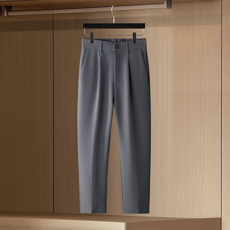 Men's Slim Fit Formal Suit Pan - Korean Men Formal Wear 评论和价格