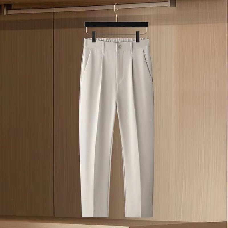 Men's Slim Fit Formal Suit Pan - Korean Men Formal Wear 评论和价格