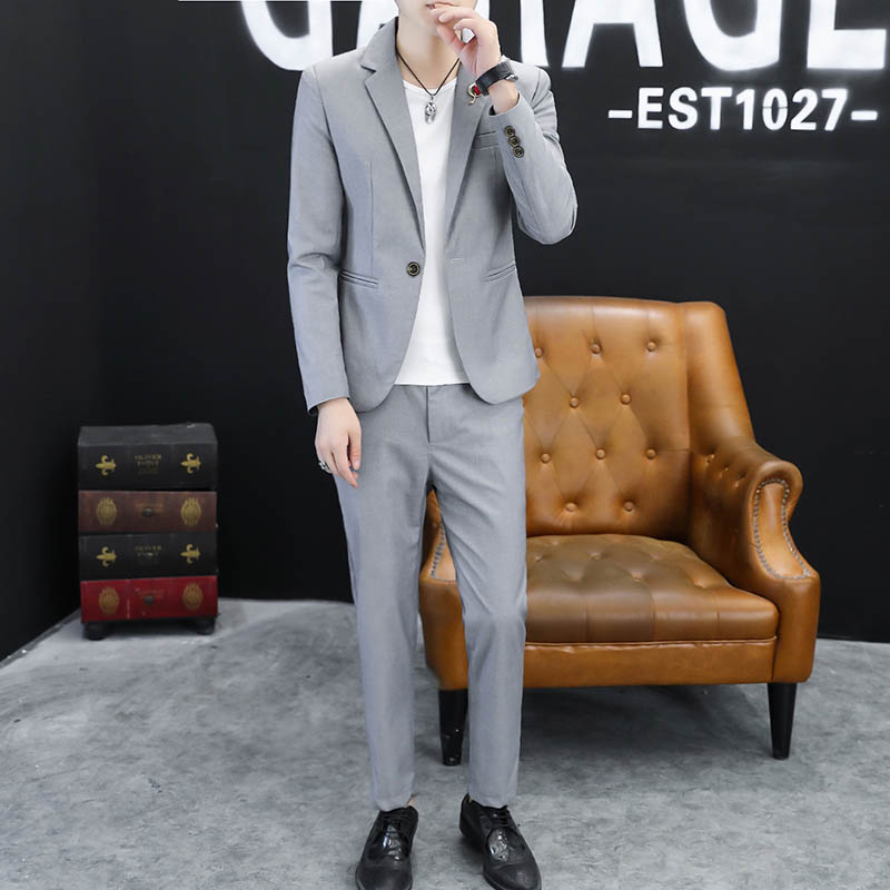 2025 Men's Stylish and Cool Ko - Korean Men Formal Wear 评论和价格