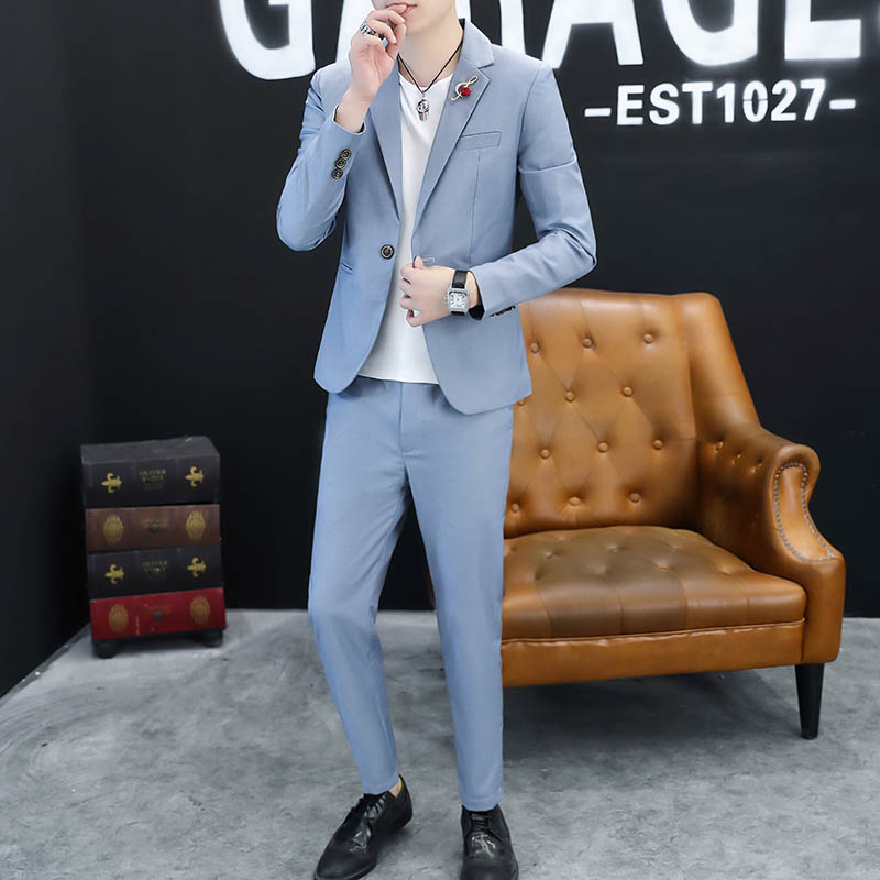 2025 Men's Stylish and Cool Ko - Korean Men Formal Wear 评论和价格