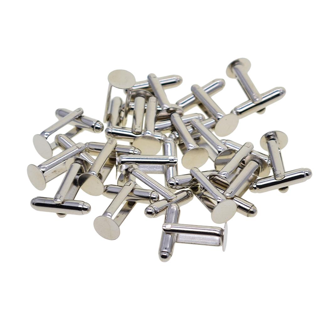20Pc Silver Plate Cuff Links 8 - Cufflinks Silver Set 评论和价格